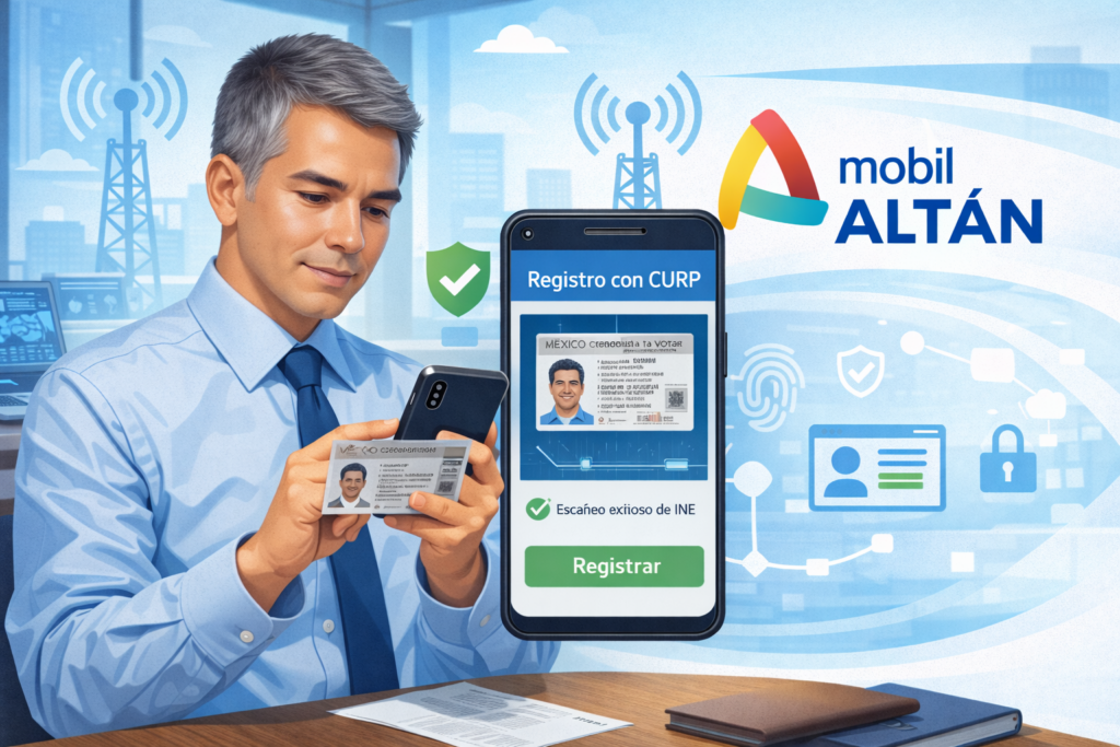 Cómo registrar un celular Altan Móvil con CURP paso a paso en México (2026)