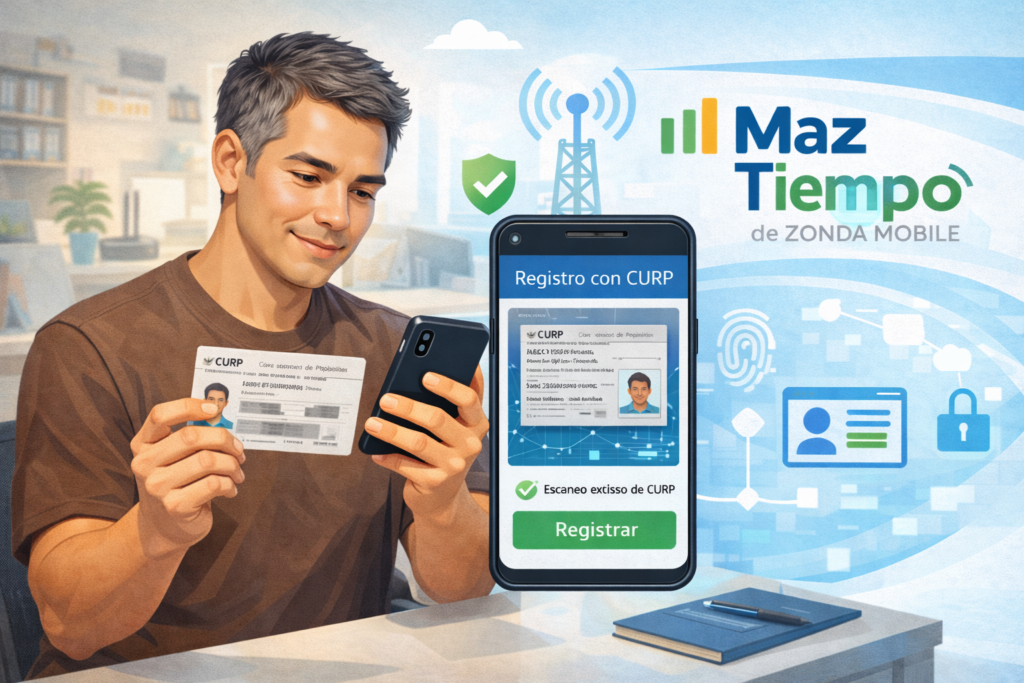 Cómo registrar un celular Maz Tiempo con CURP paso a paso en México (2026)