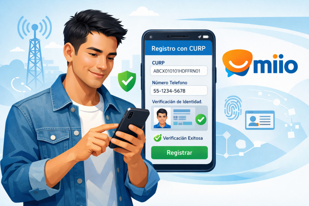 ¿Cómo registrar un celular Miio con CURP paso a paso en México (2026)