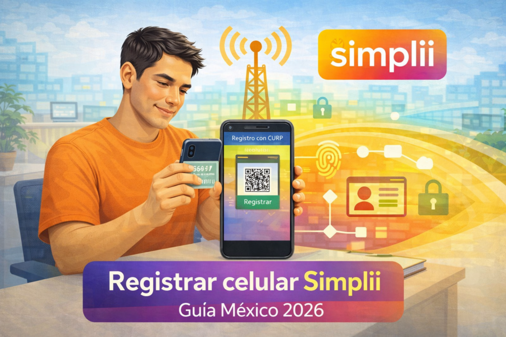 Cómo registrar un celular Simplii con CURP paso a paso en México (2026)