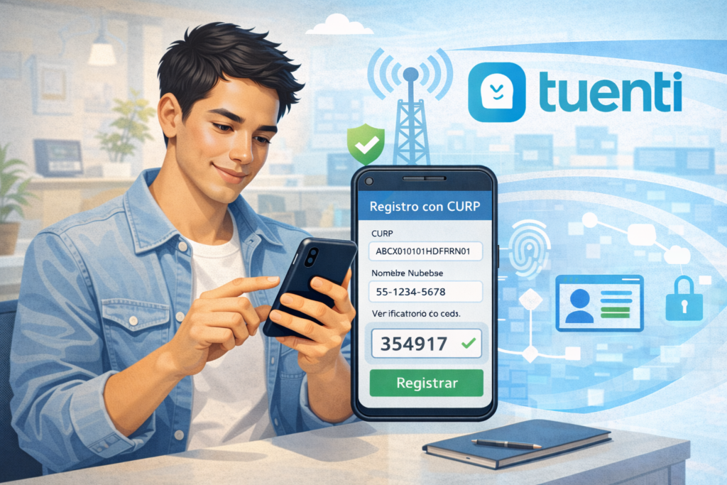 Cómo registrar un celular Tuenti México con CURP paso a paso en México (2026)