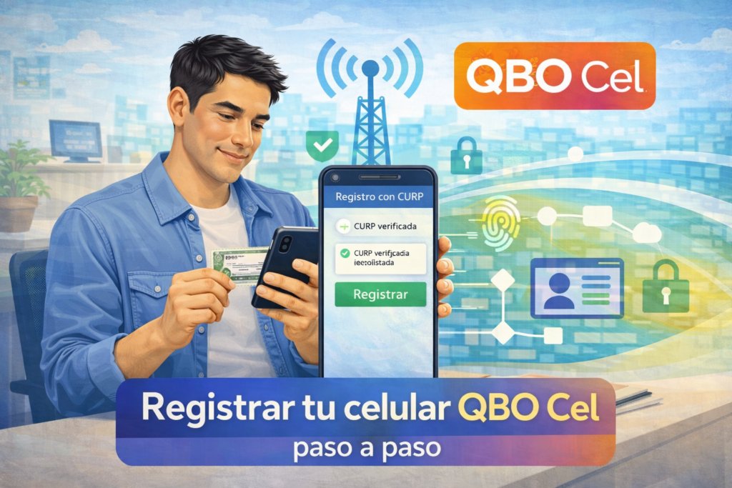 Cómo registrar tu celular QBO Cel paso a paso