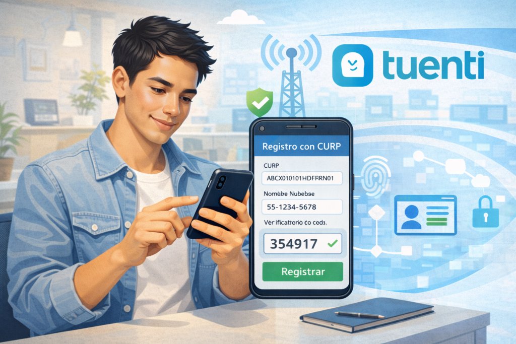 Cómo registrar un celular Tuenti México con CURP paso a paso en México (2026)